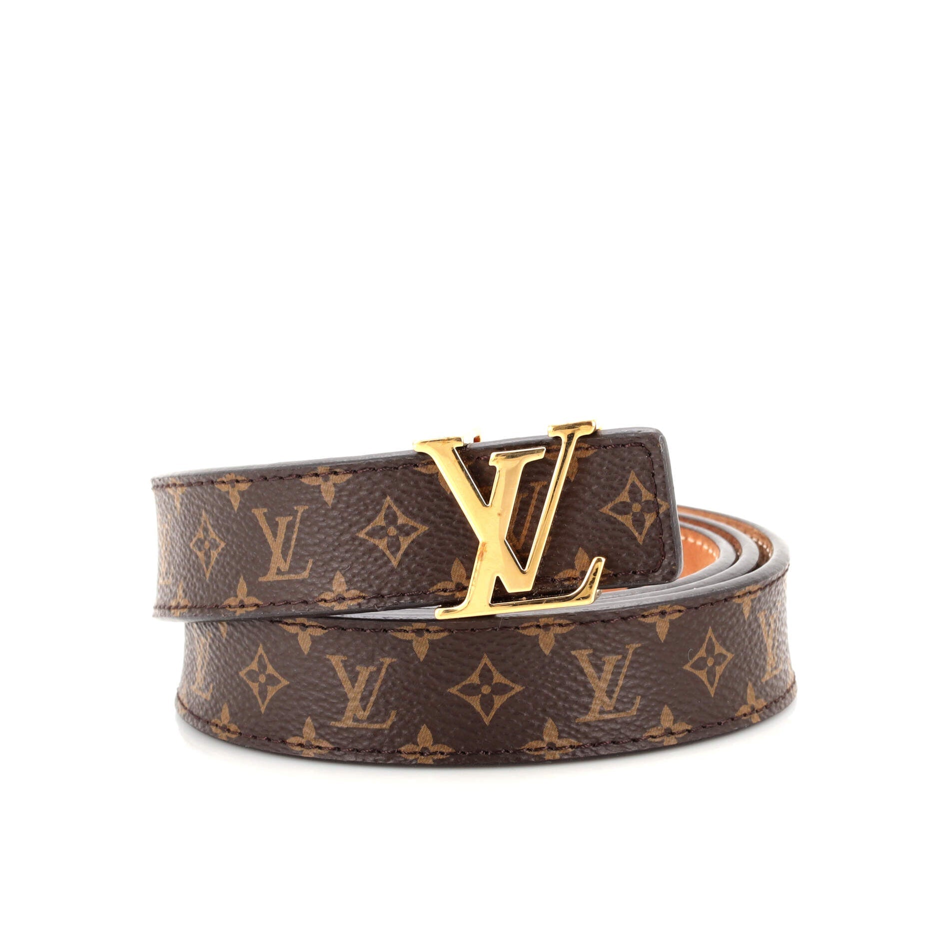 LV Initiales Belt Monogram Canvas Thin 85