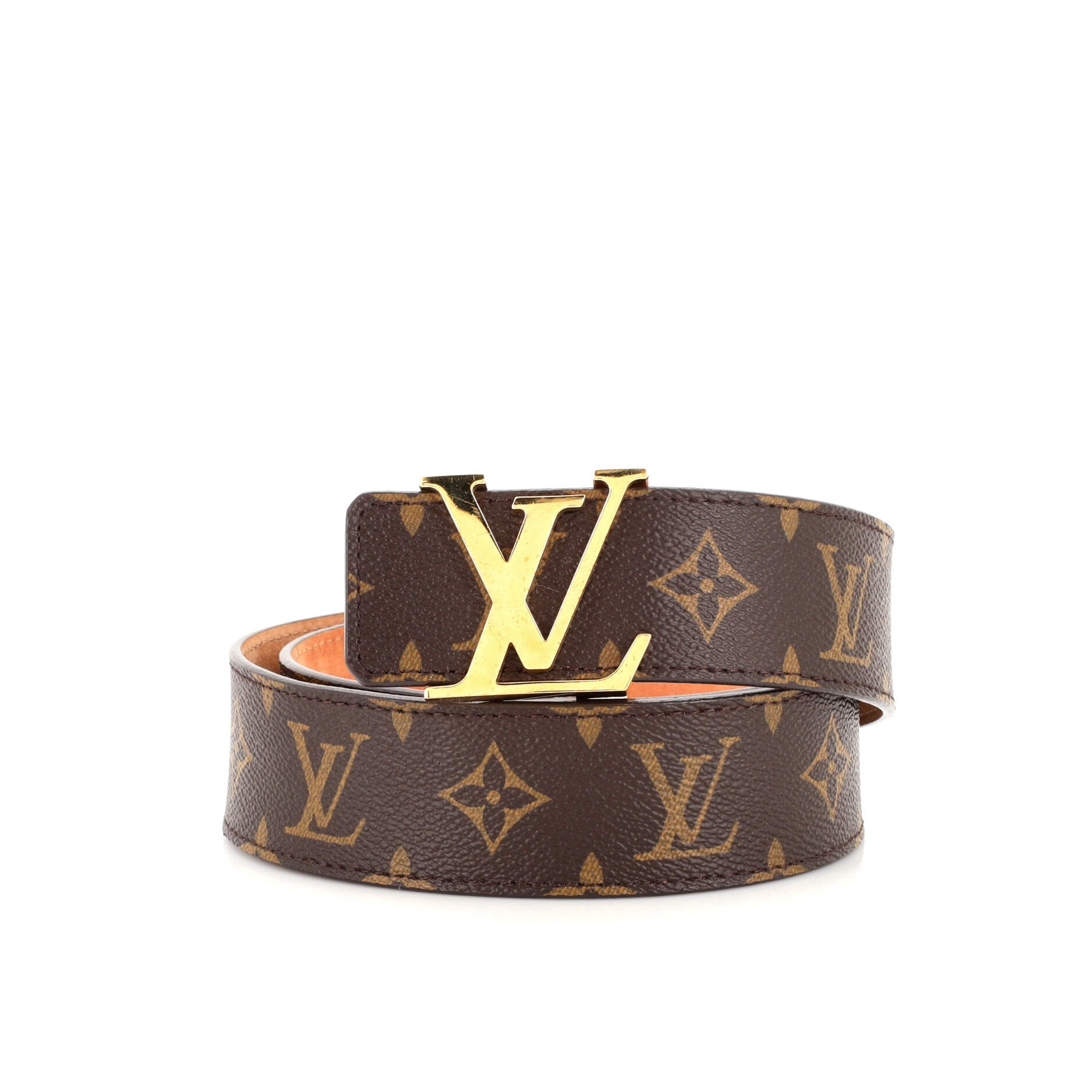 LV Initiales Belt Monogram Canvas Thin 85