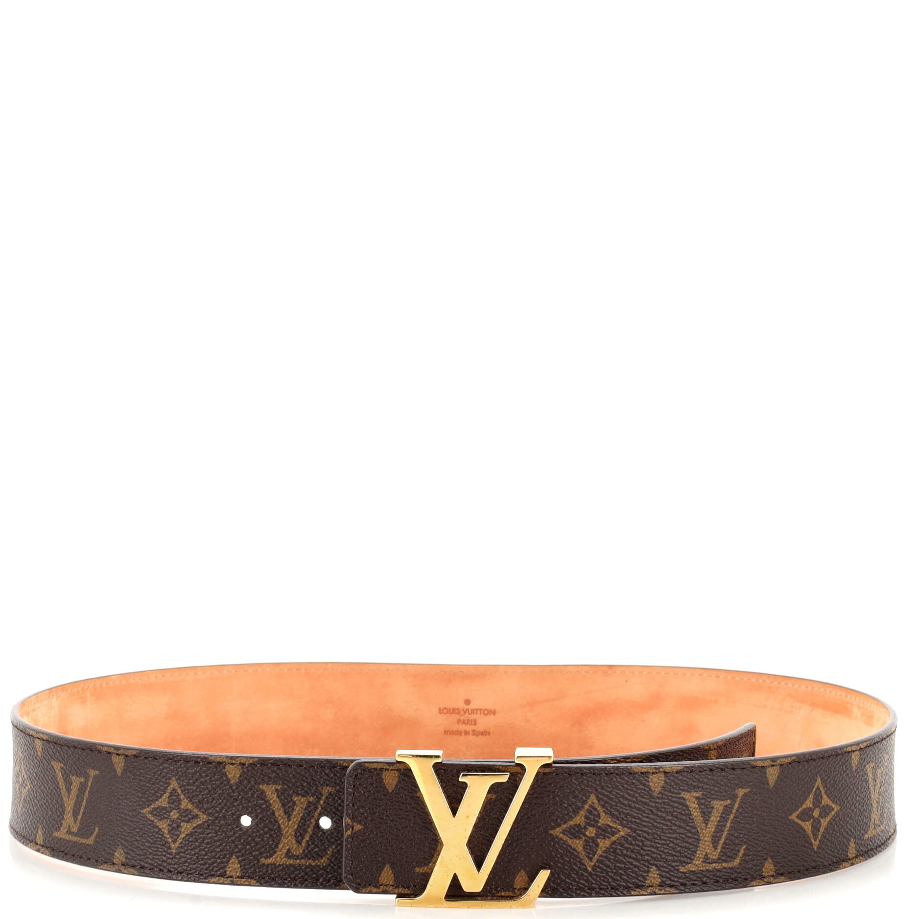 LV Initiales Belt Monogram Canvas Thin 85