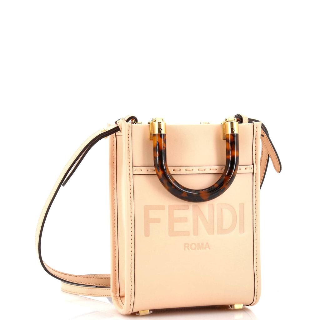 Sunshine Shopper Tote Leather Mini
