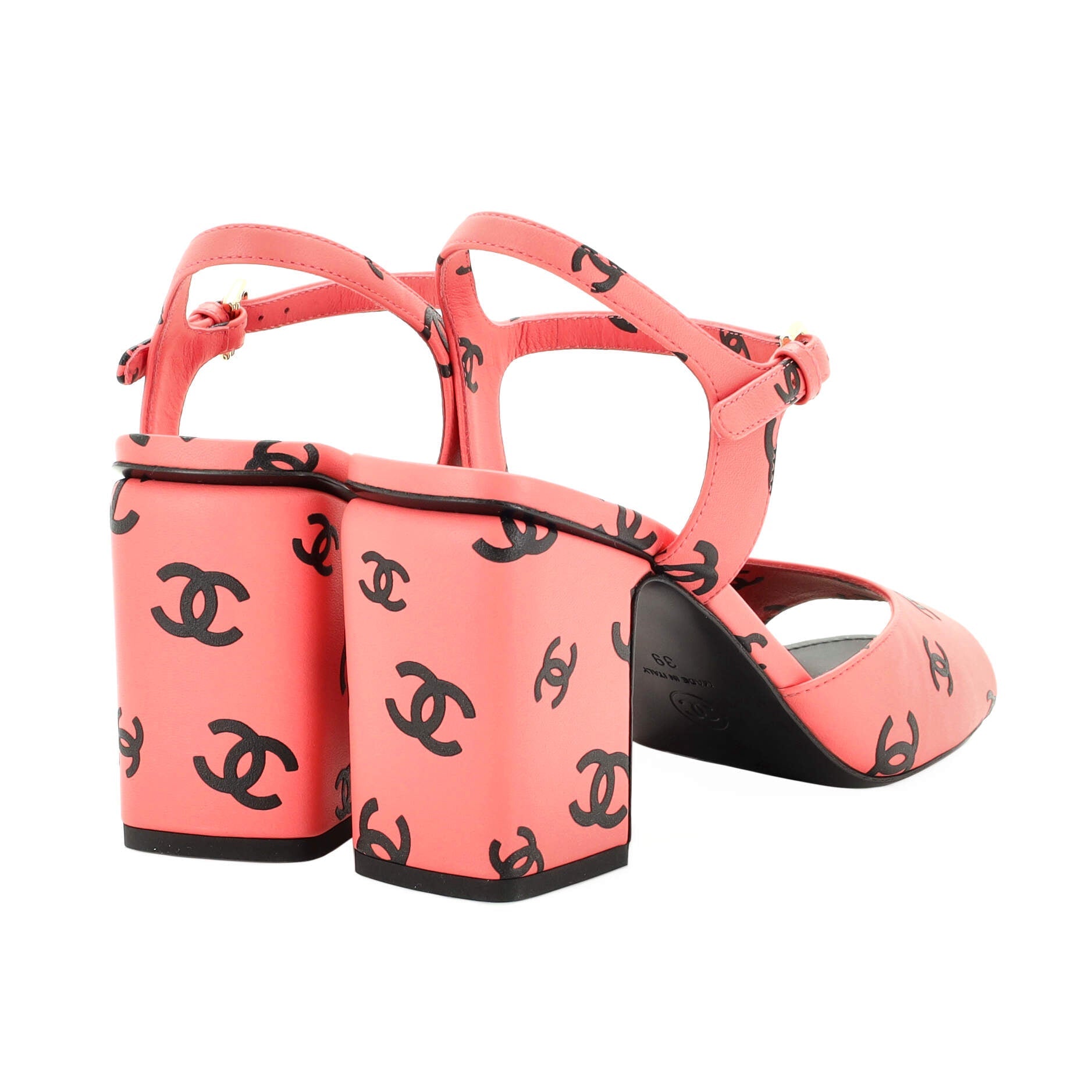 Women's Coco Beach Heeled Sandals Printed Leather