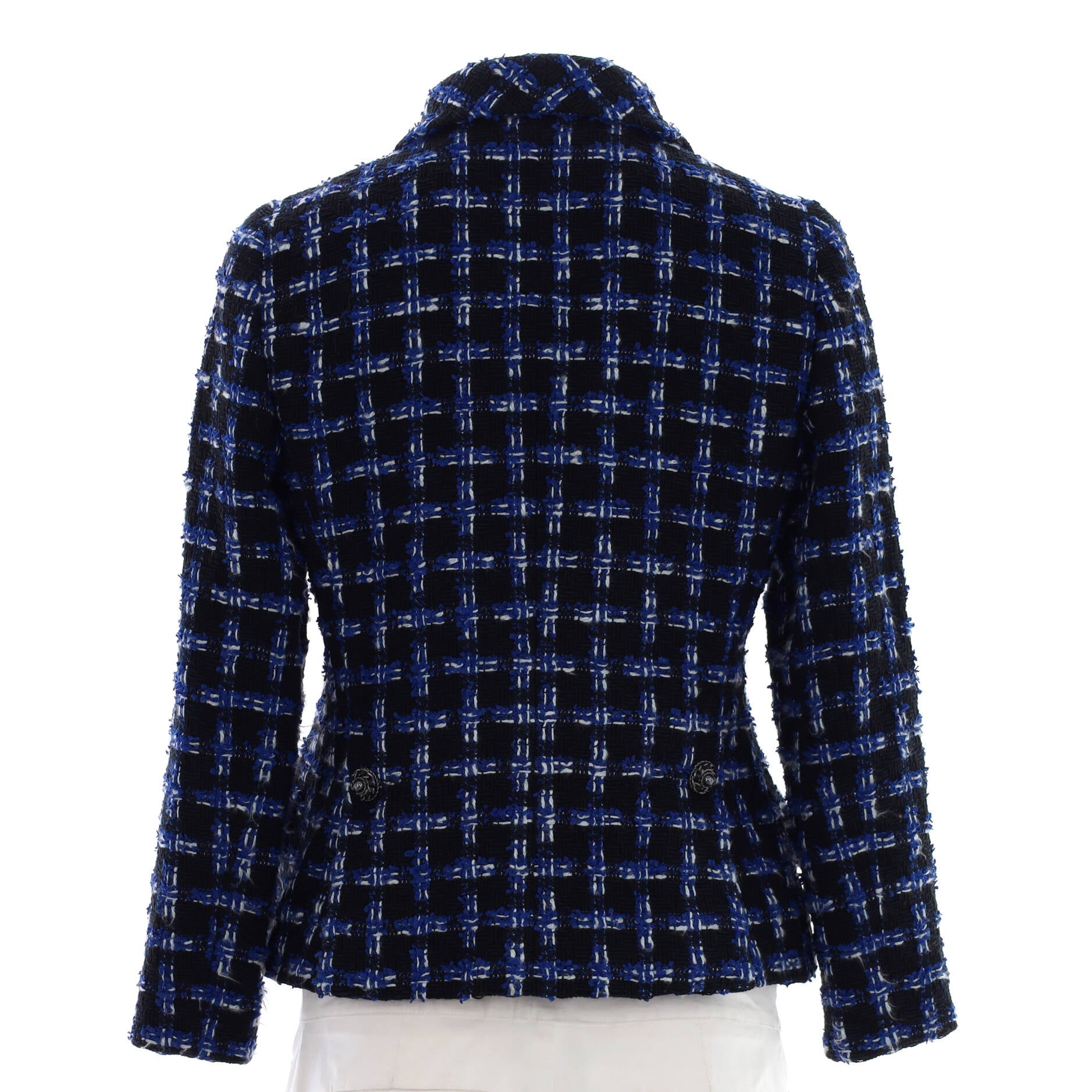 Women's Two Pocket Double Breasted Jacket Tweed