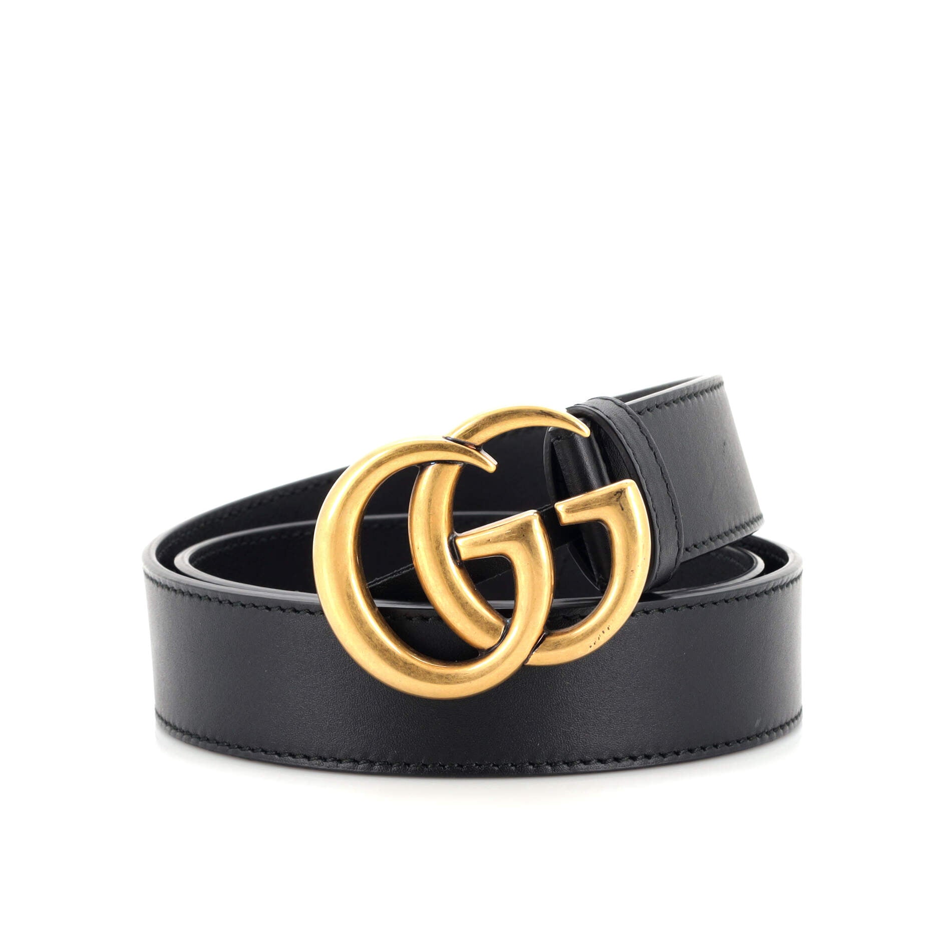 GG Marmont Belt Leather Medium 75