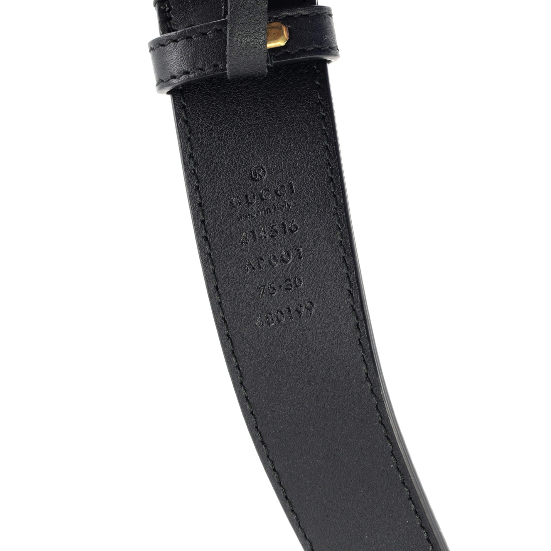 GG Marmont Belt Leather Medium 75