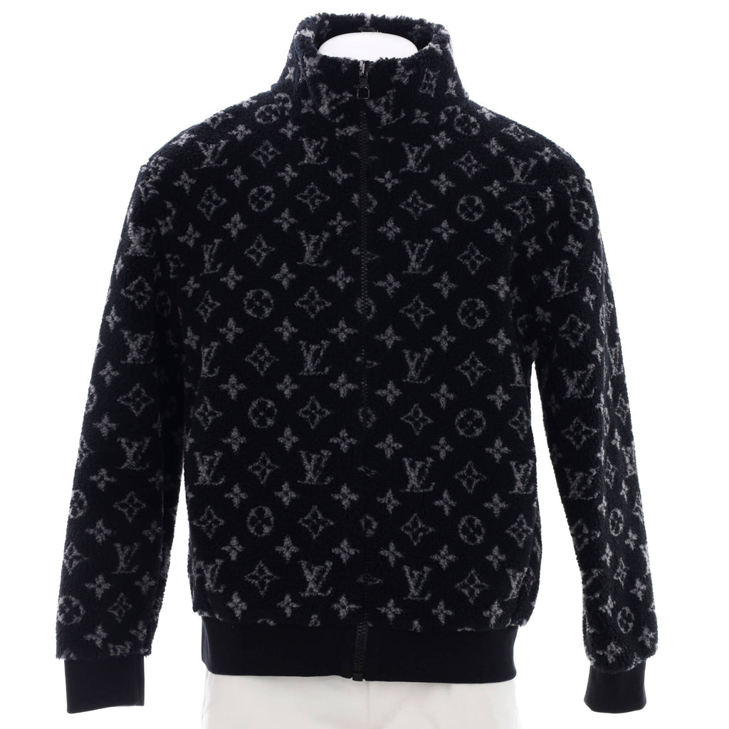Men's Teddy Zip Jacket Monogram Polyester Fleece