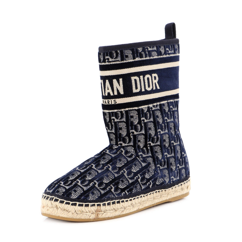 Women's Granville Espadrille Boots Oblique Canvas