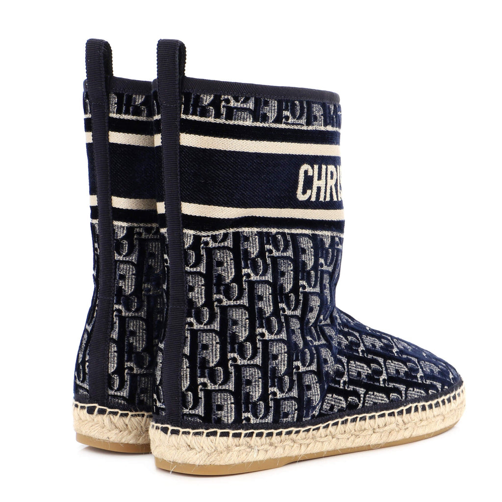 Women's Granville Espadrille Boots Oblique Canvas