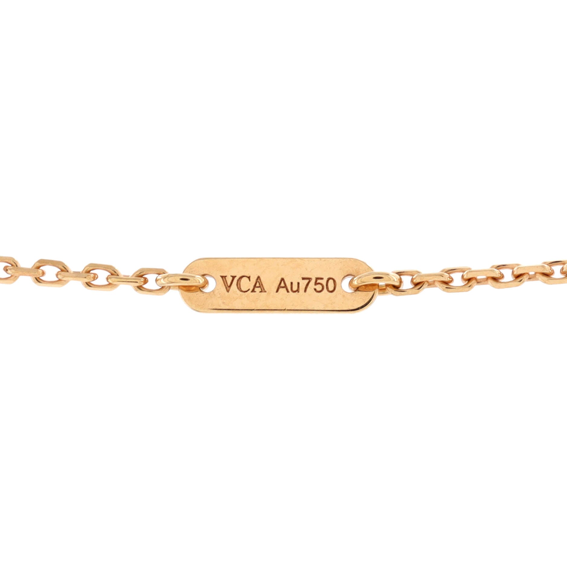 Sweet Alhambra Pendant Necklace 18K Rose Gold