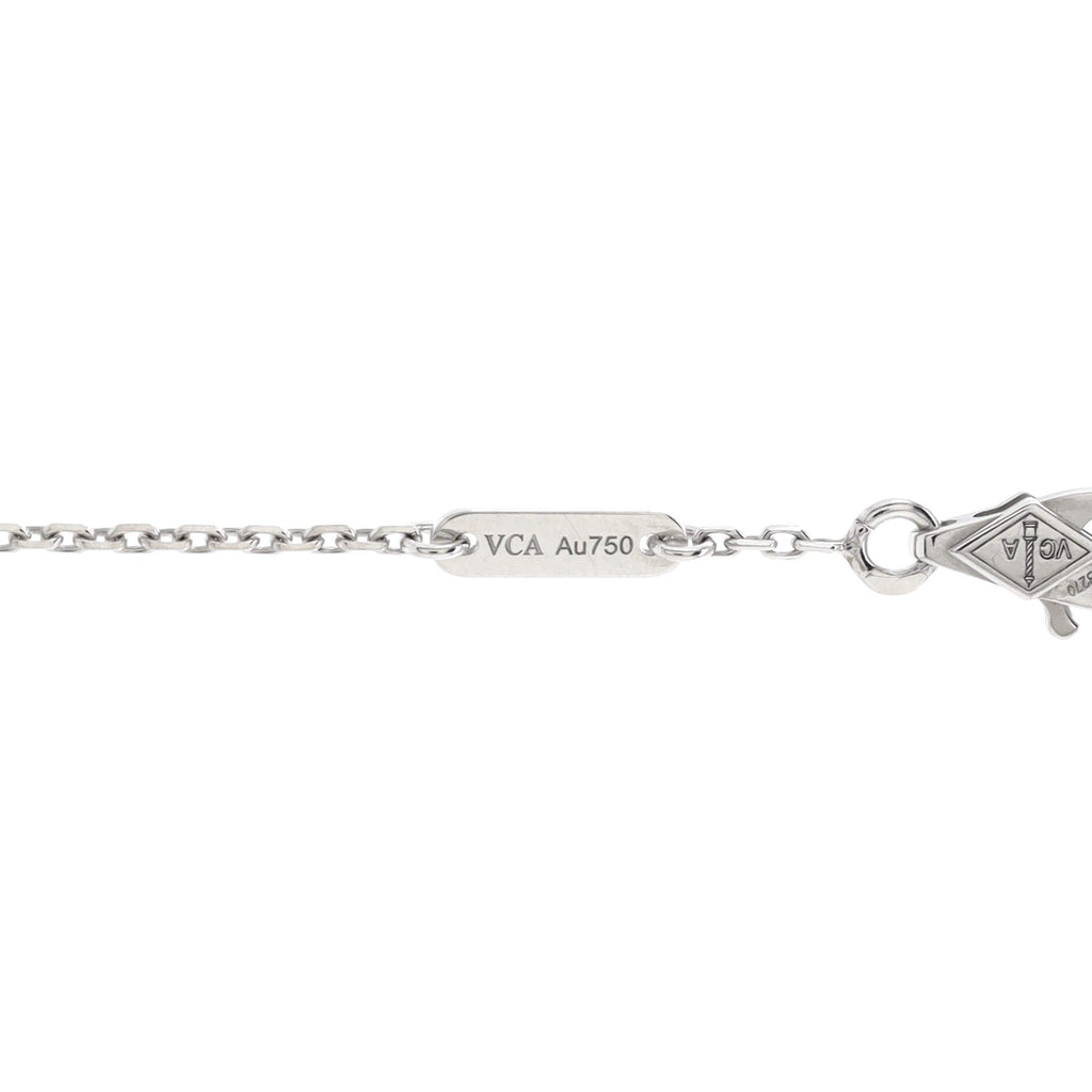 Sweet Alhambra Bracelet 18K White Gold and Diamonds