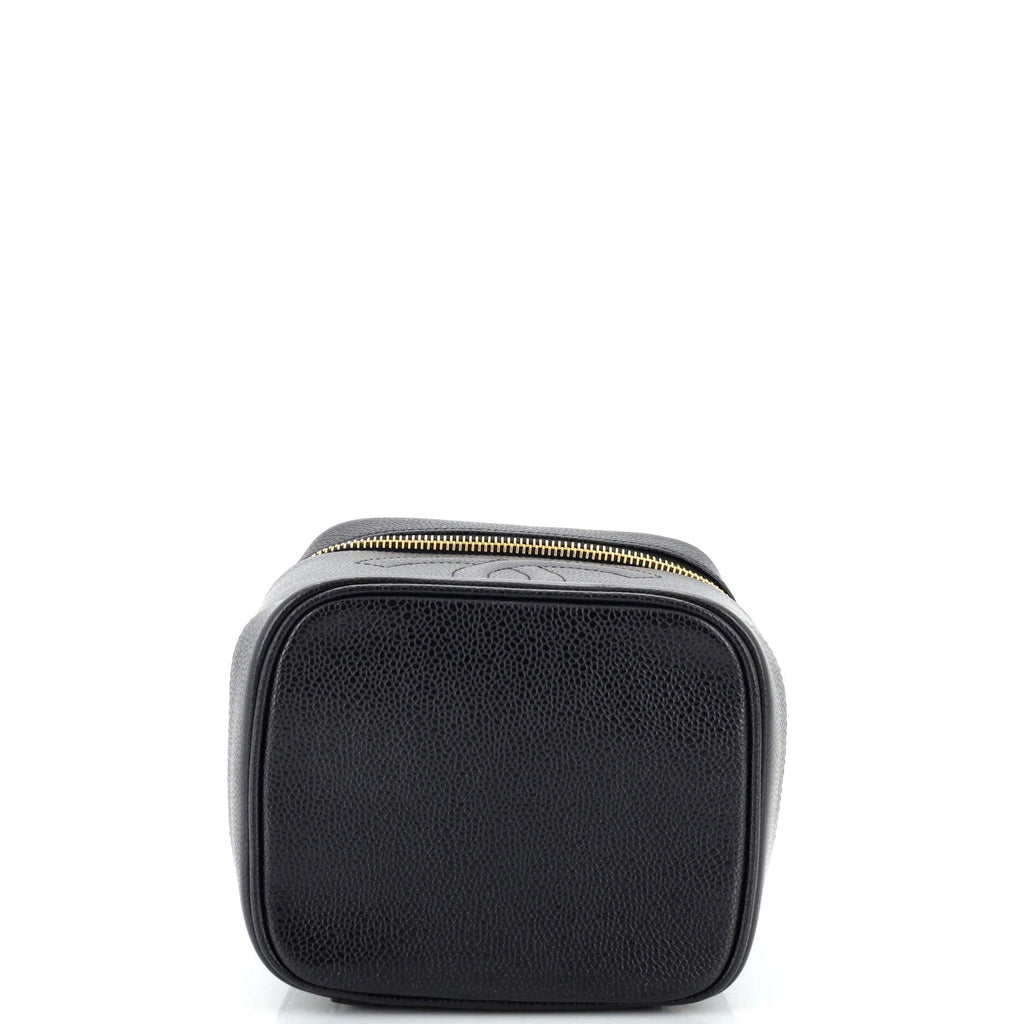 Vintage Timeless Cosmetic Case Caviar Tall