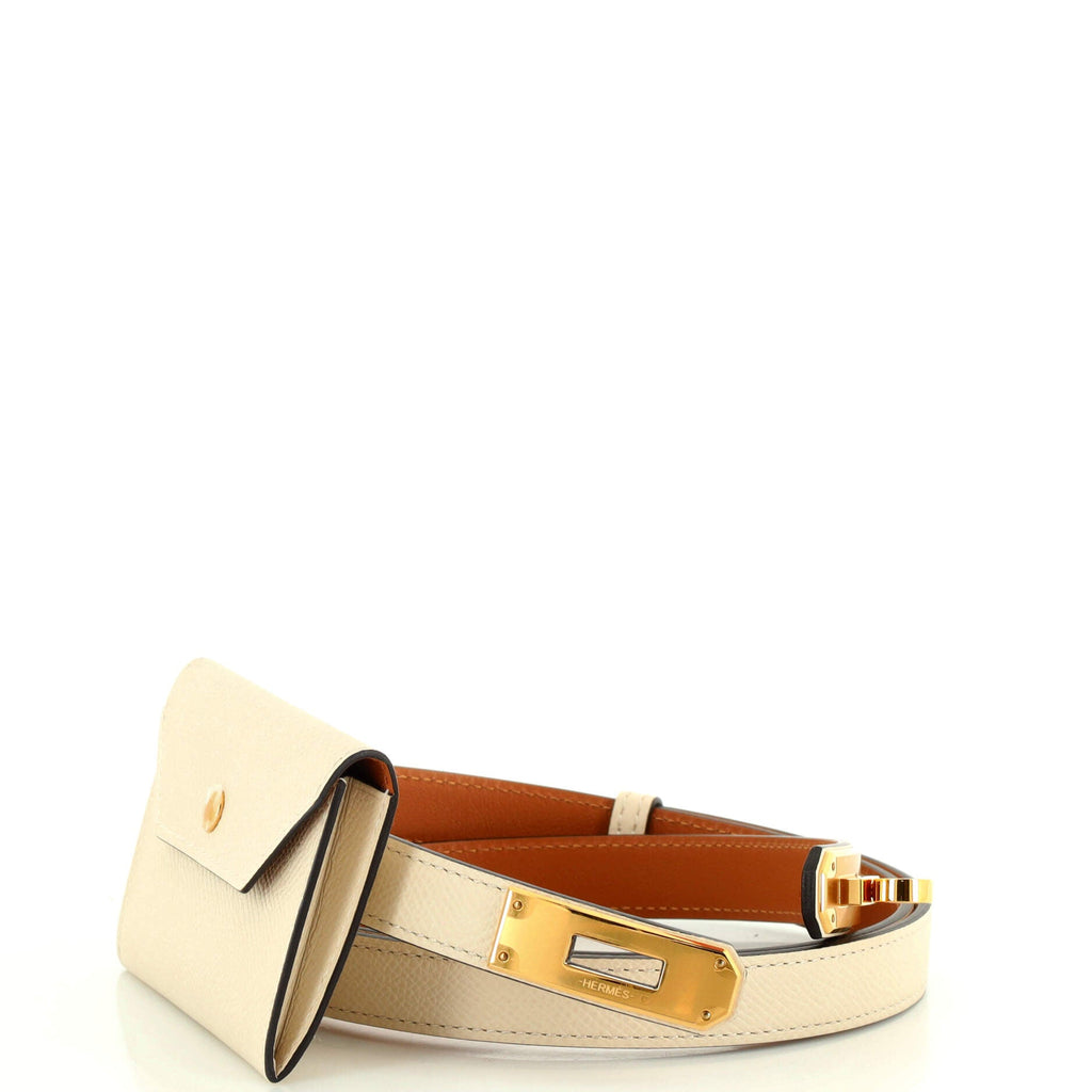Kelly Pocket Belt Leather Thin 75