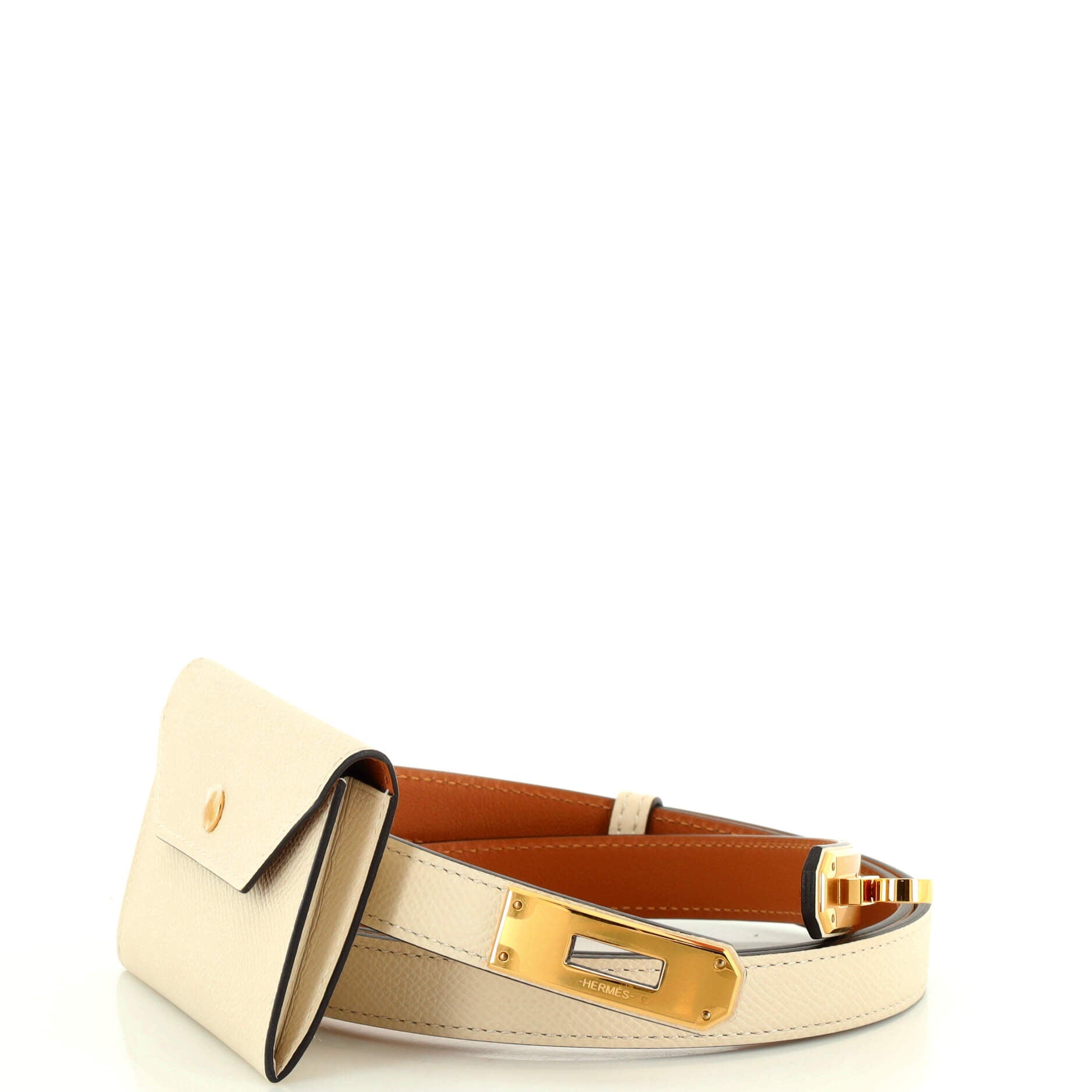 Kelly Pocket Belt Leather Thin 75