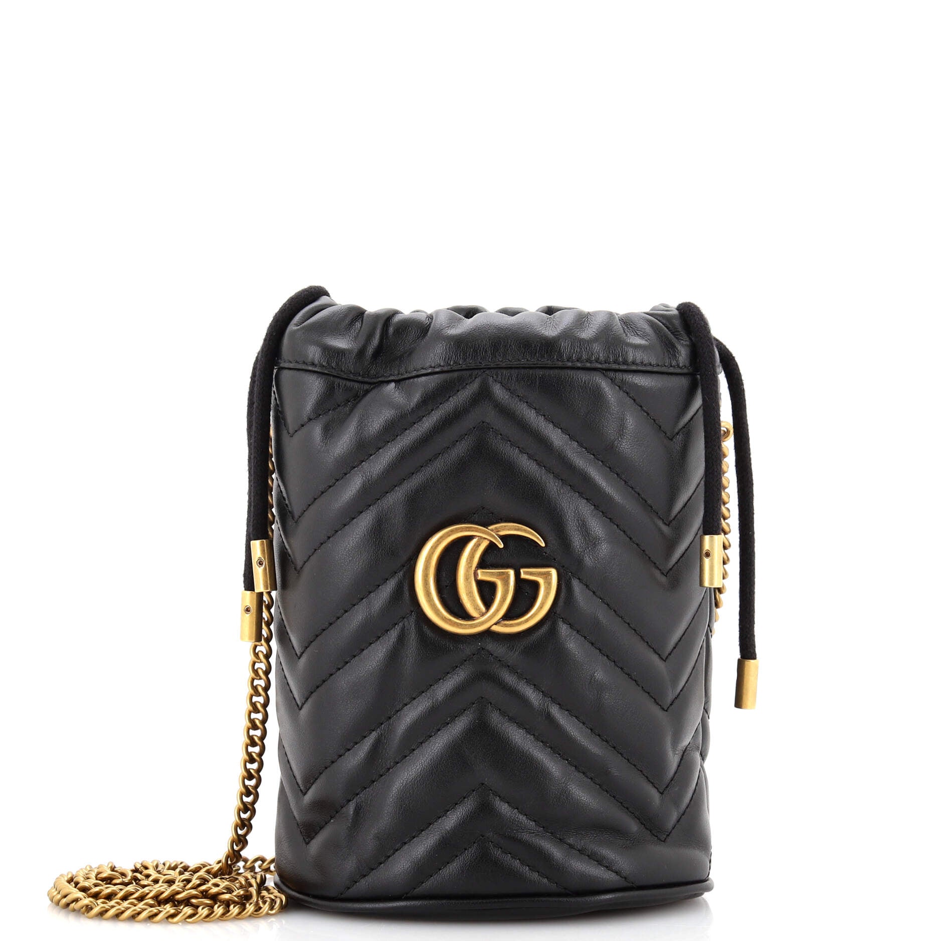 GG Marmont Bucket Bag Matelasse Leather Mini