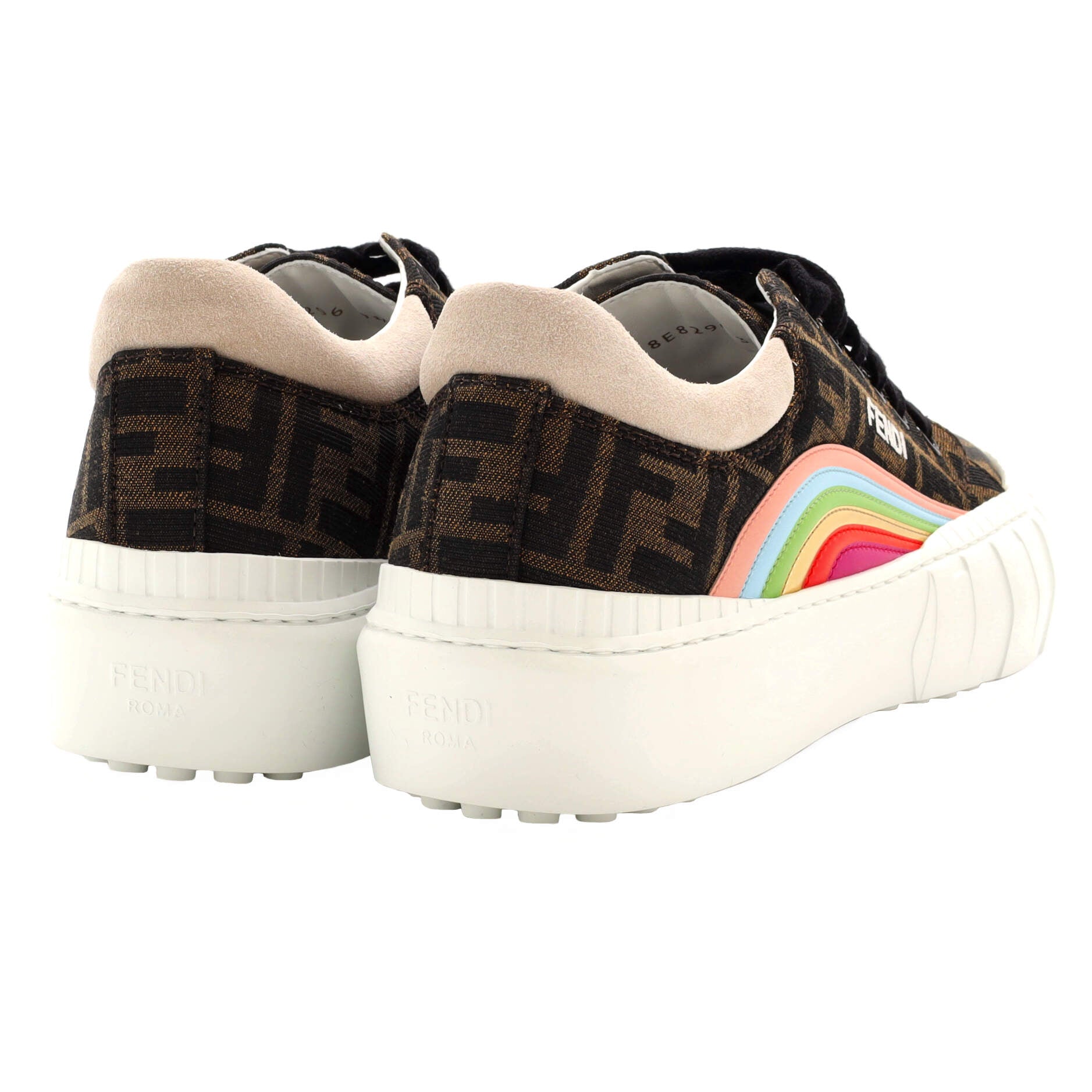 Women's Force Rainbow Low-Top Sneakers Zucca Canvas