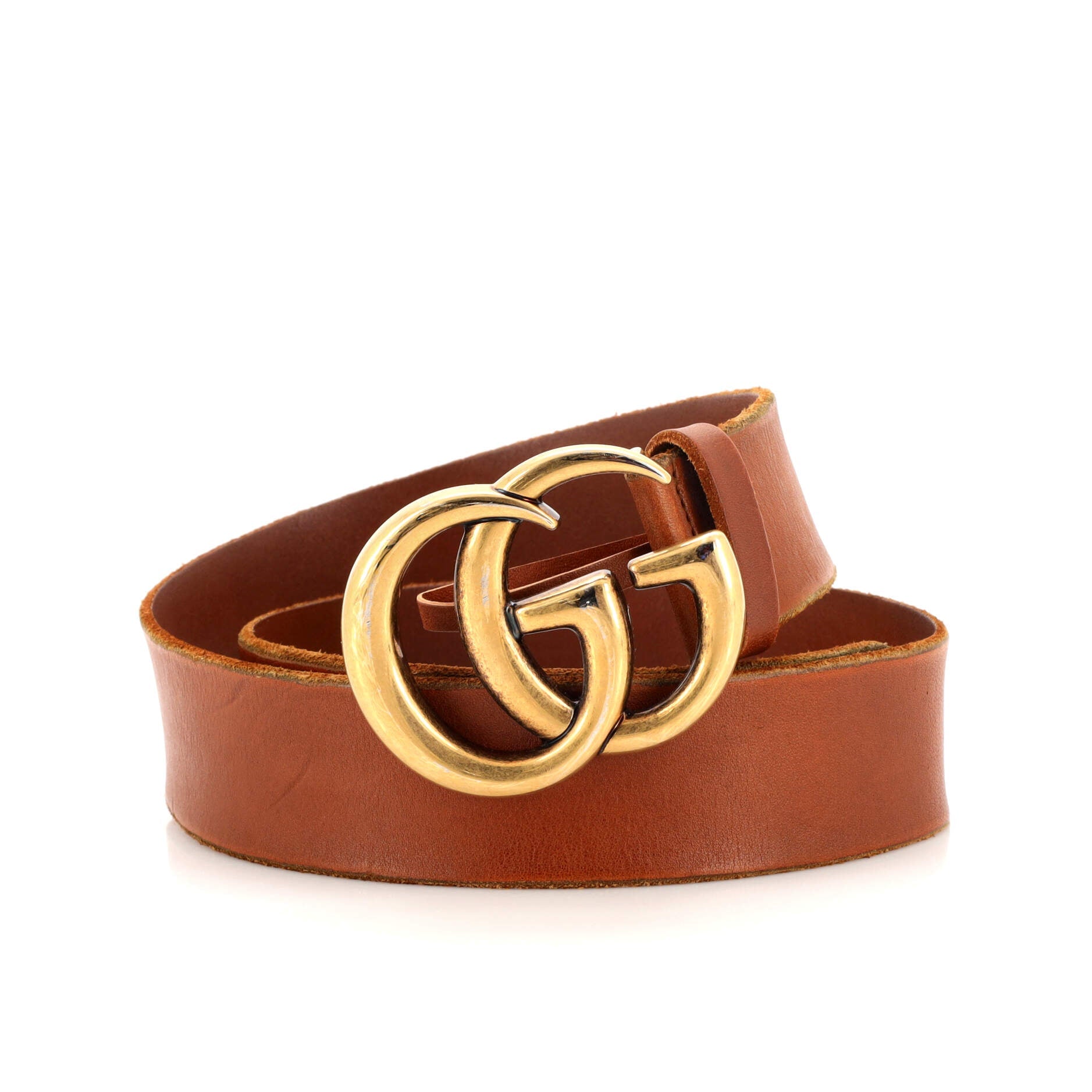 GG Marmont Belt Leather Wide 80