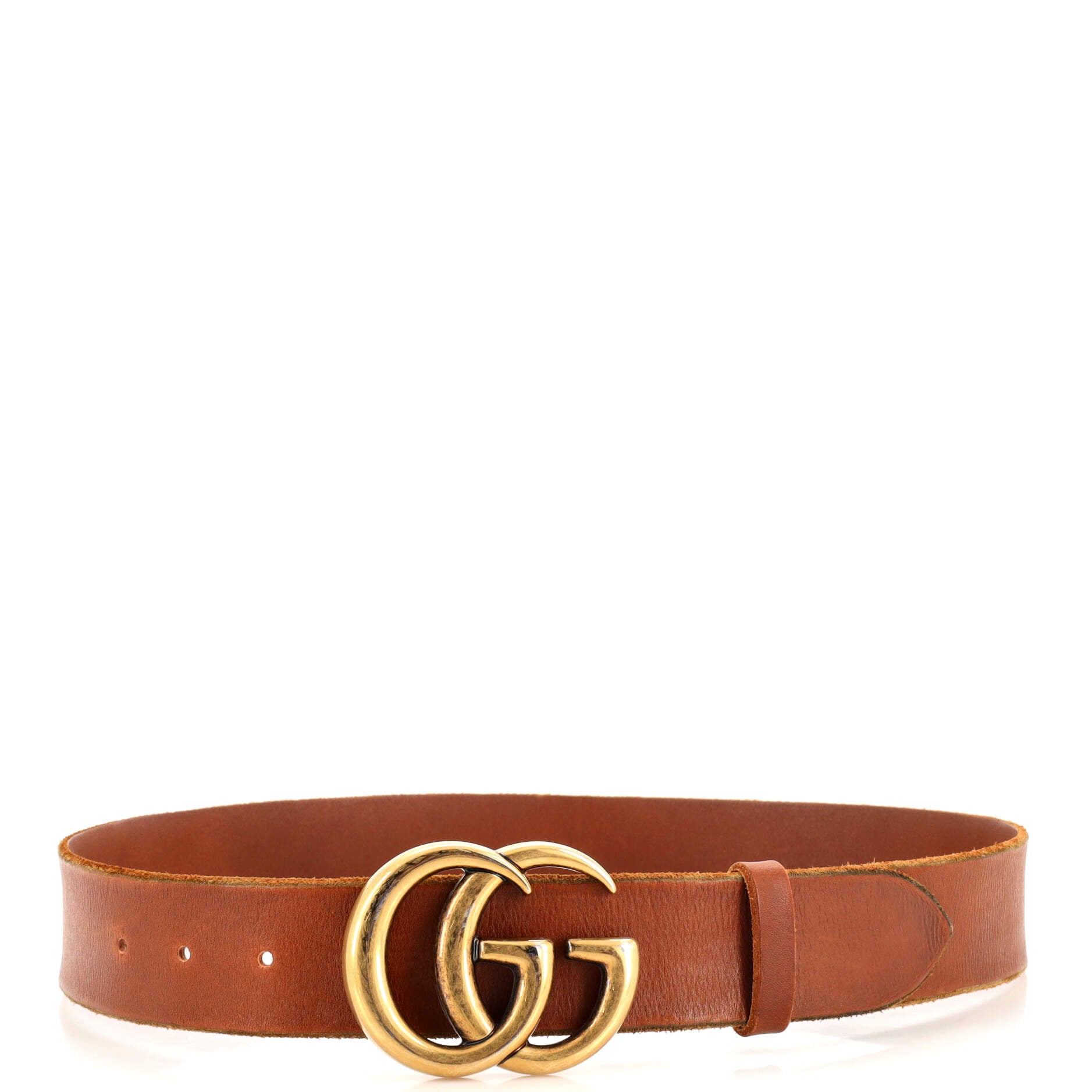 GG Marmont Belt Leather Wide 80
