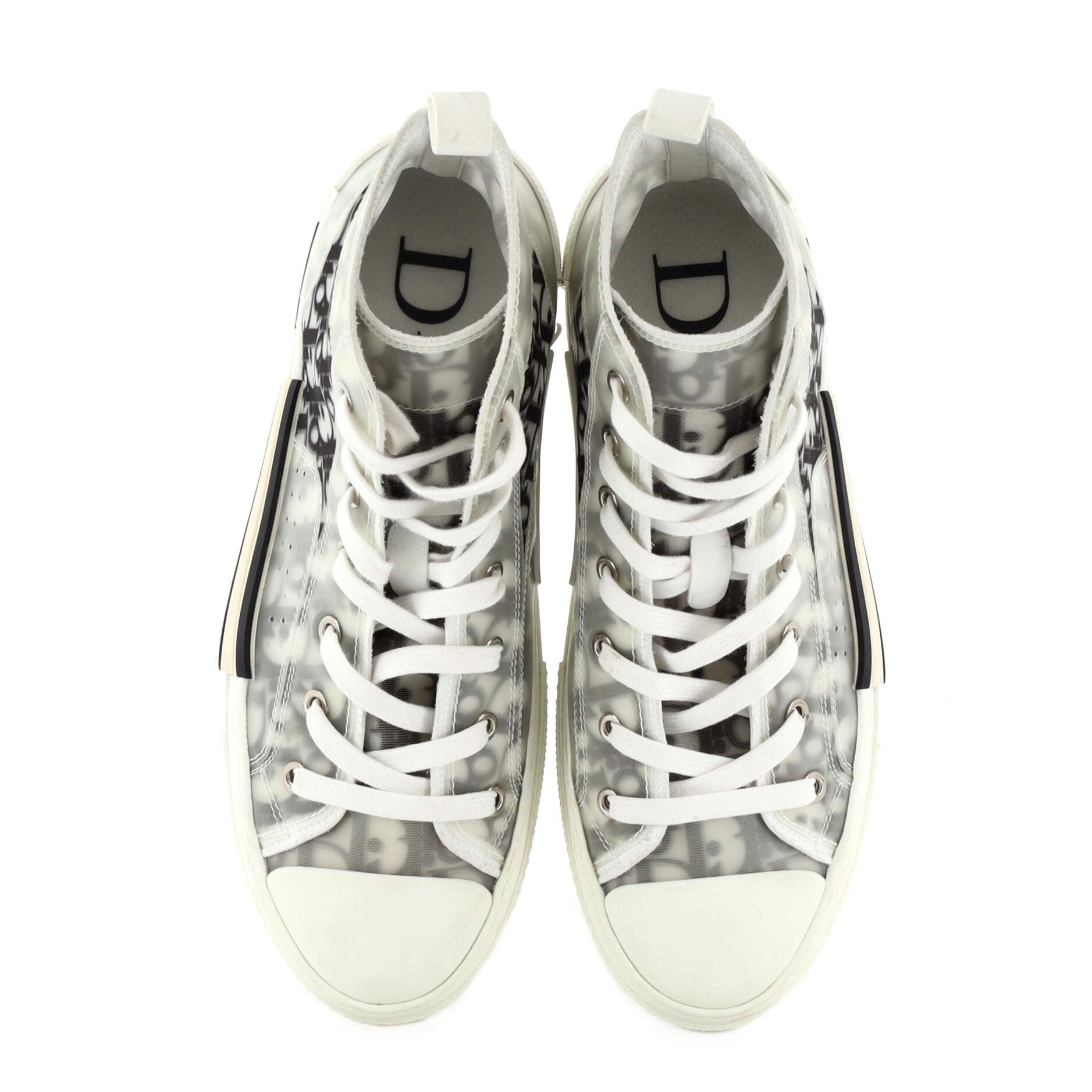 Men's B23 High-Top Sneakers Oblique Coated Canvas and PVC