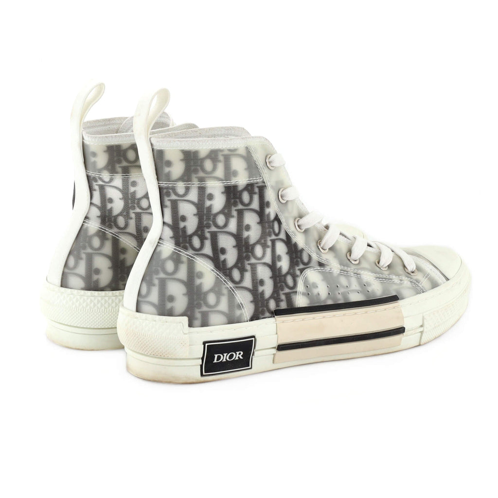 Men's B23 High-Top Sneakers Oblique Coated Canvas and PVC
