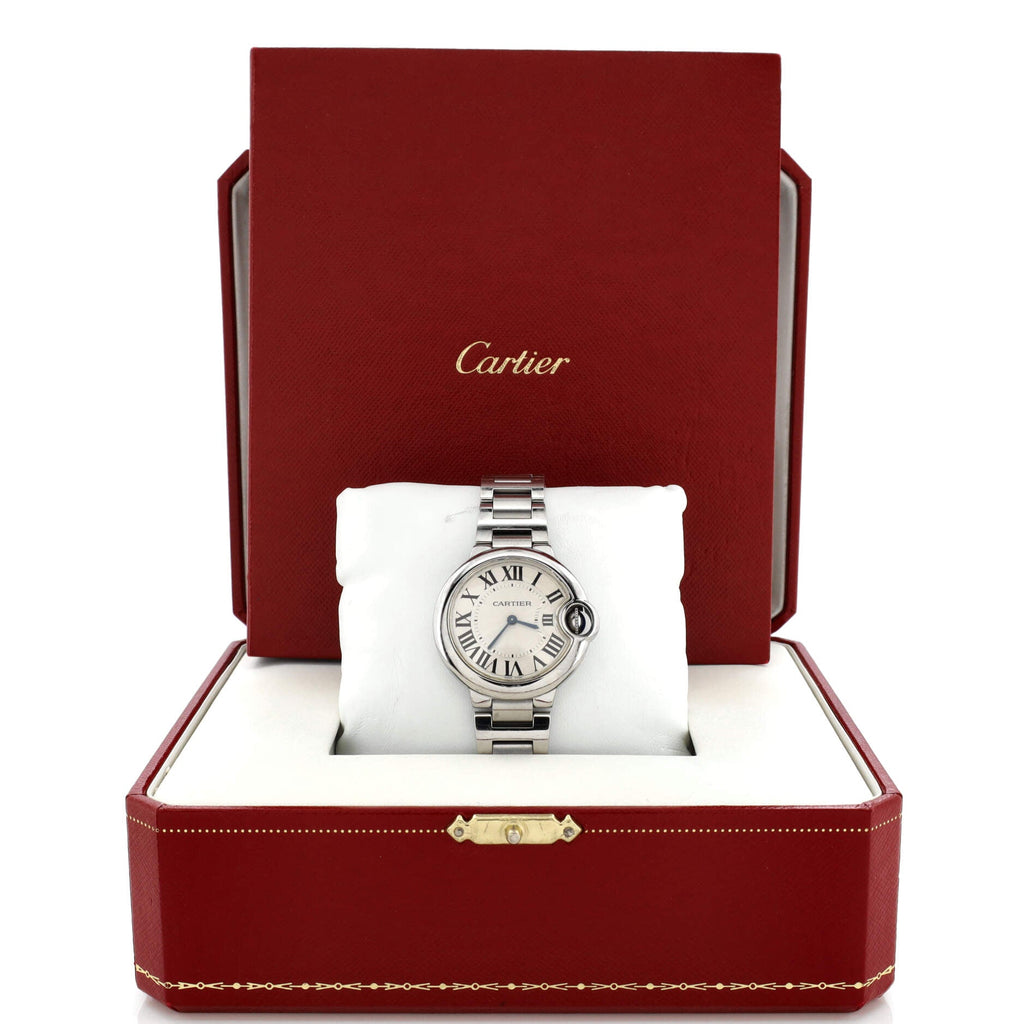 Ballon Bleu de Cartier Quartz Watch Stainless Steel 33