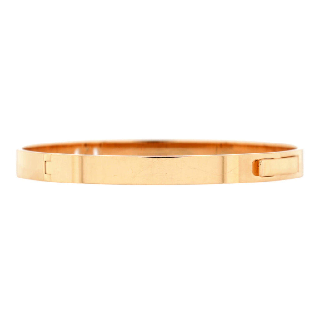 H d'Ancre Bracelet 18K Rose Gold with Diamonds Small