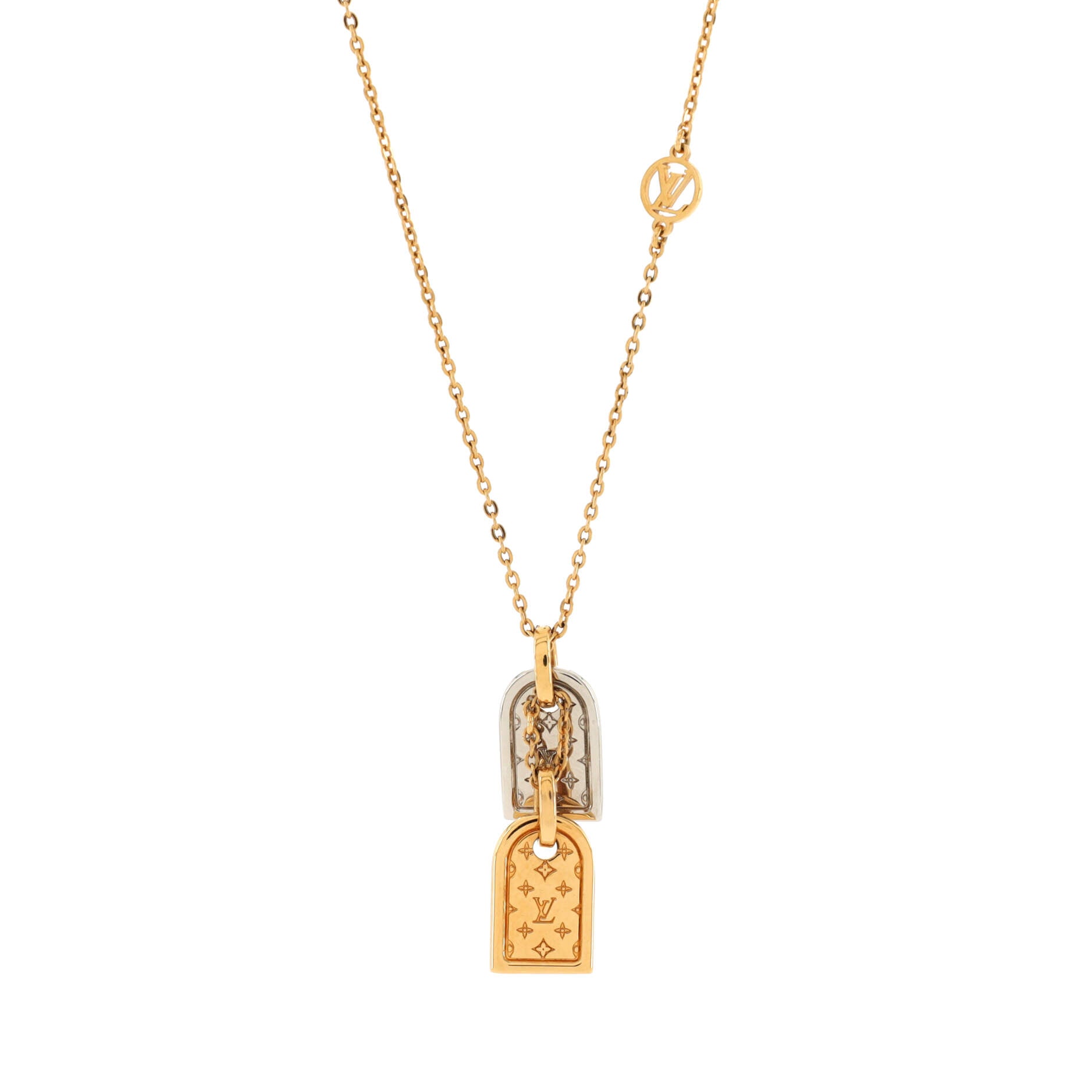 Nanogram Name Tag Pendant Necklace Metal