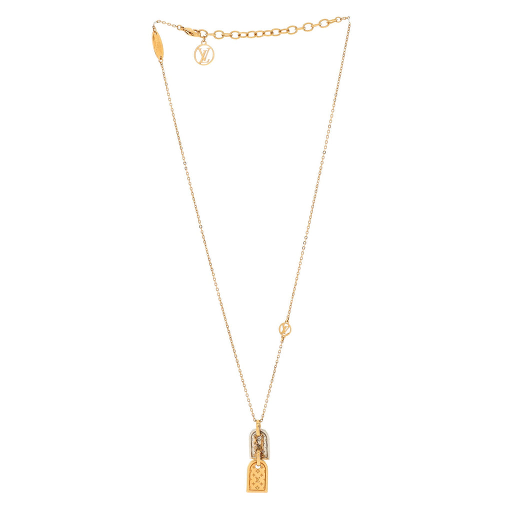 Nanogram Name Tag Pendant Necklace Metal