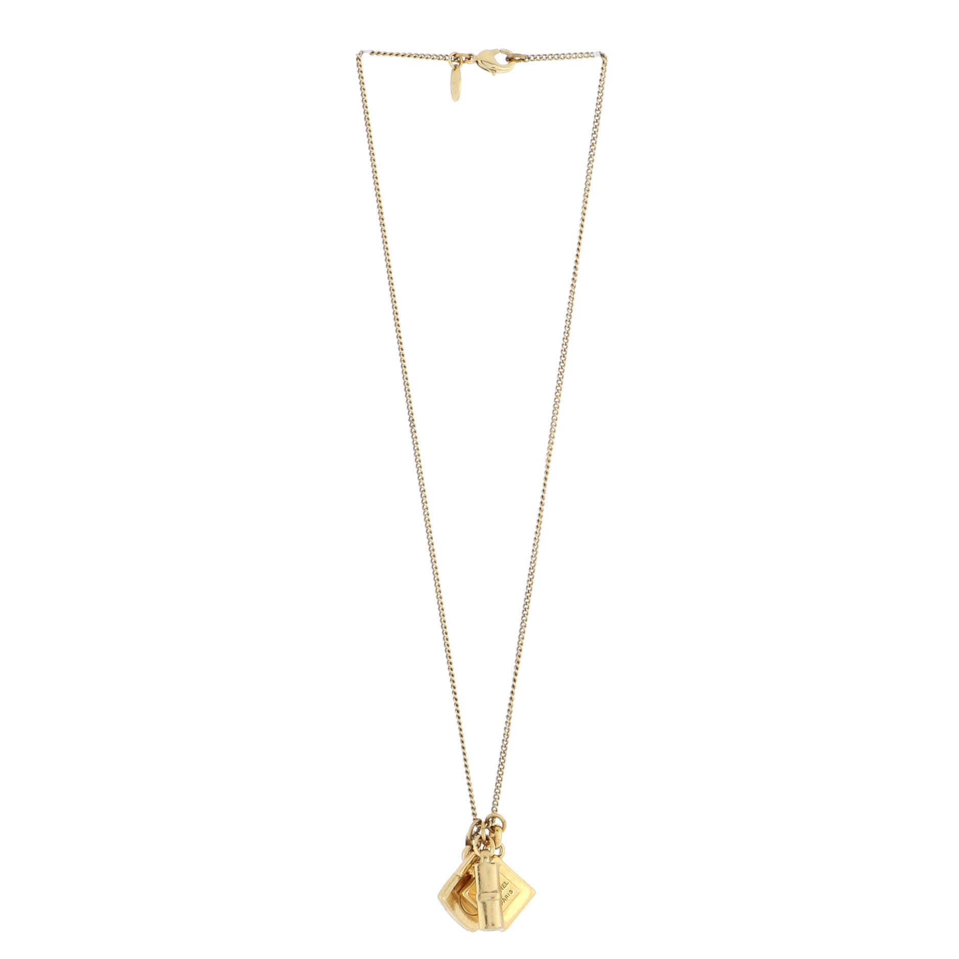 Cosmetic Charms Pendant Necklace Metal