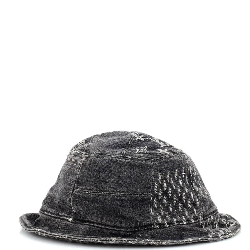 Nigo Sun Hat Limited Edition Giant Damier and Monogram Denim