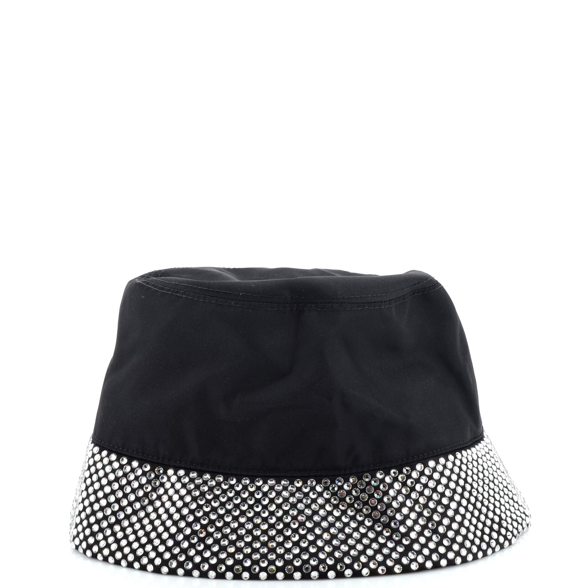 Bucket Hat Crystal Embellished Re-Nylon