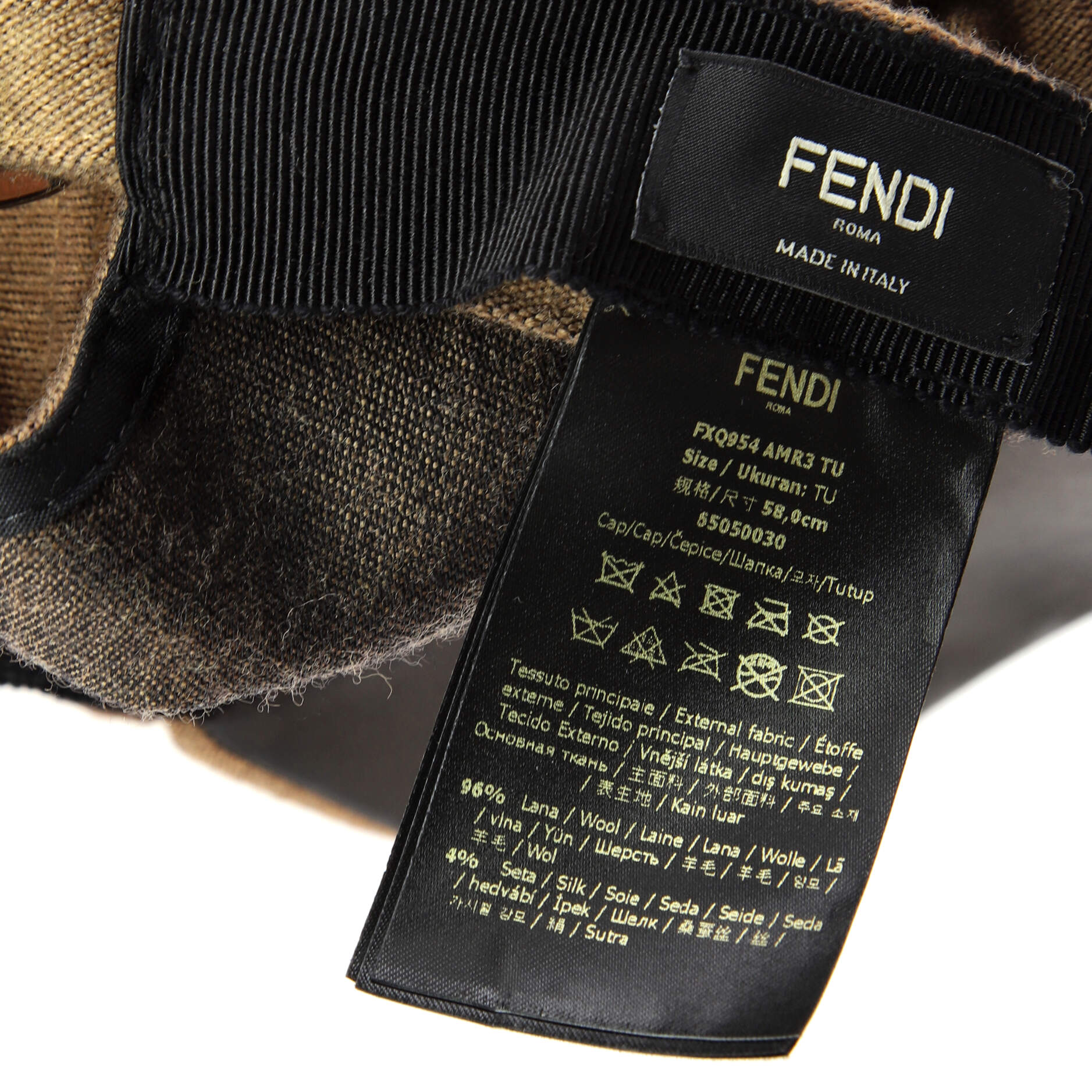 FF Baseball Cap Wool with Leather