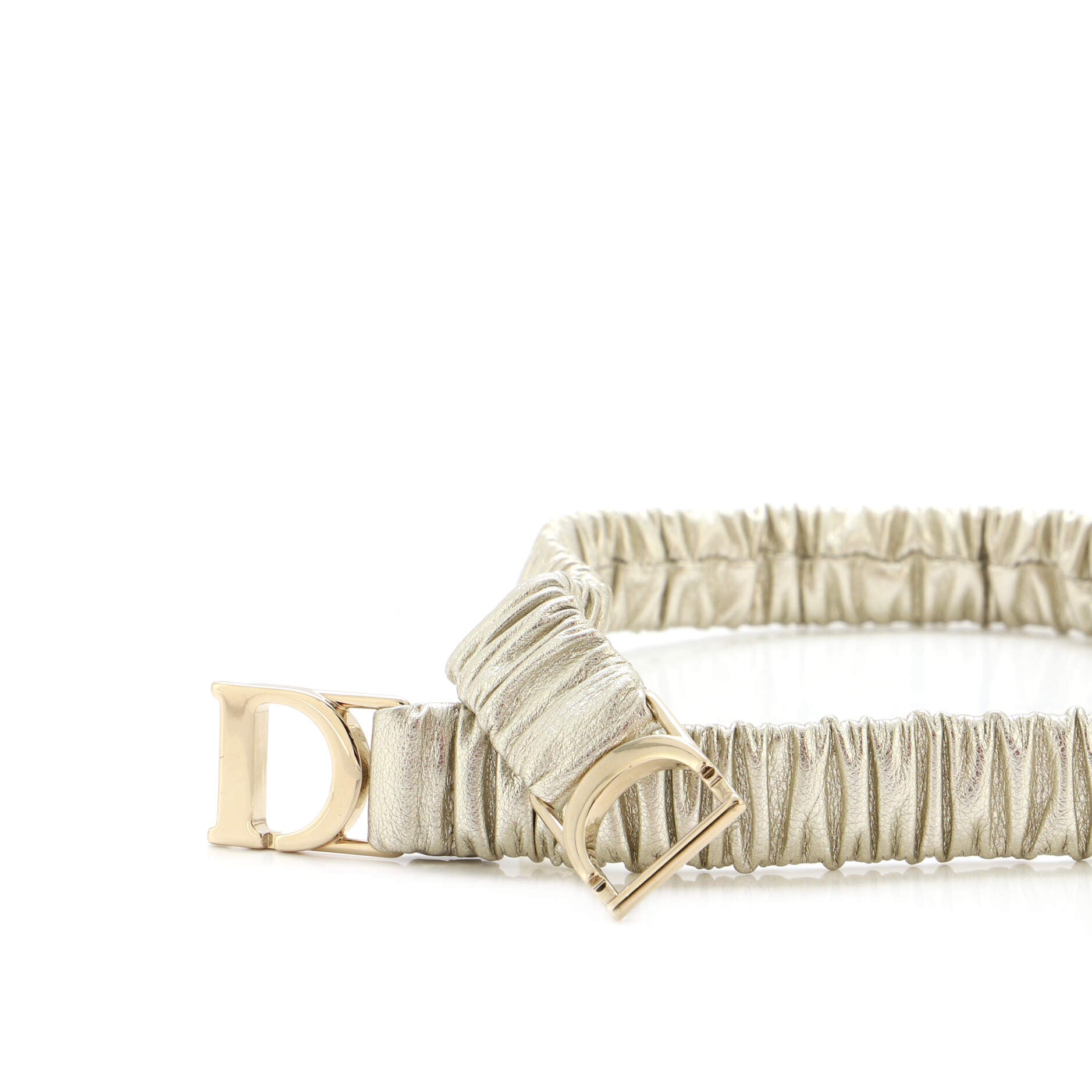 30 Montaigne Stretch Belt Pleated Leather Thin 65