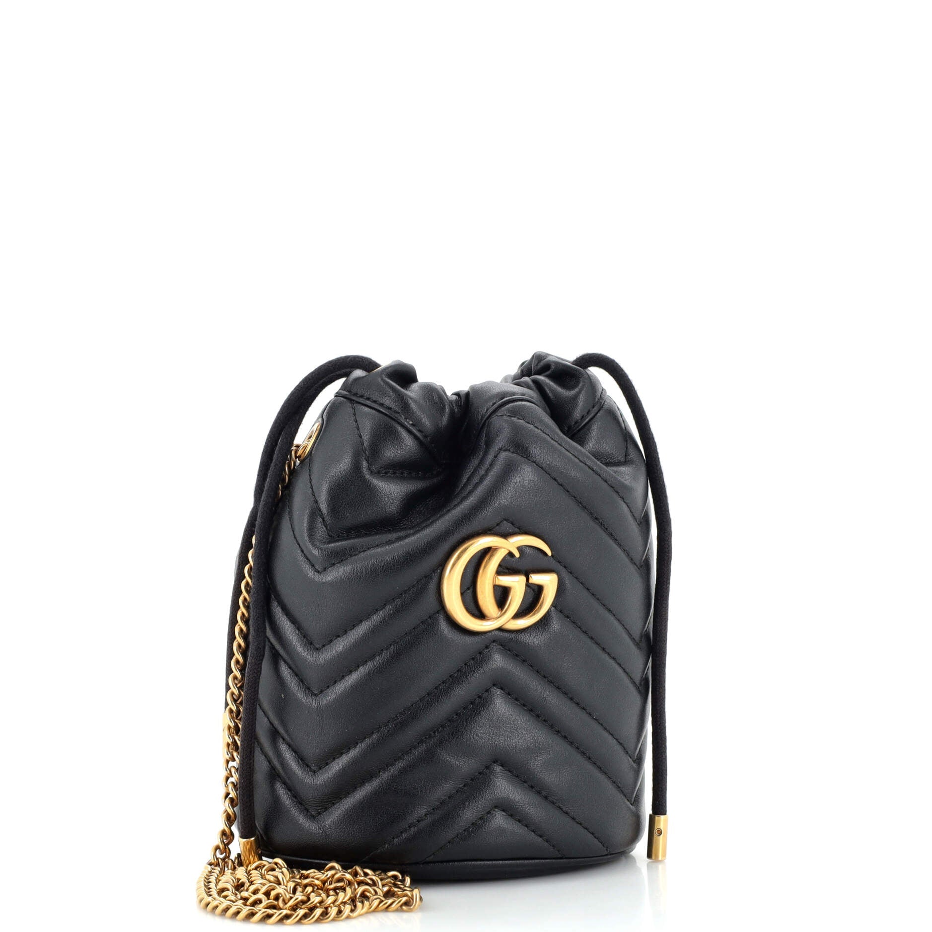 GG Marmont Bucket Bag Matelasse Leather Mini