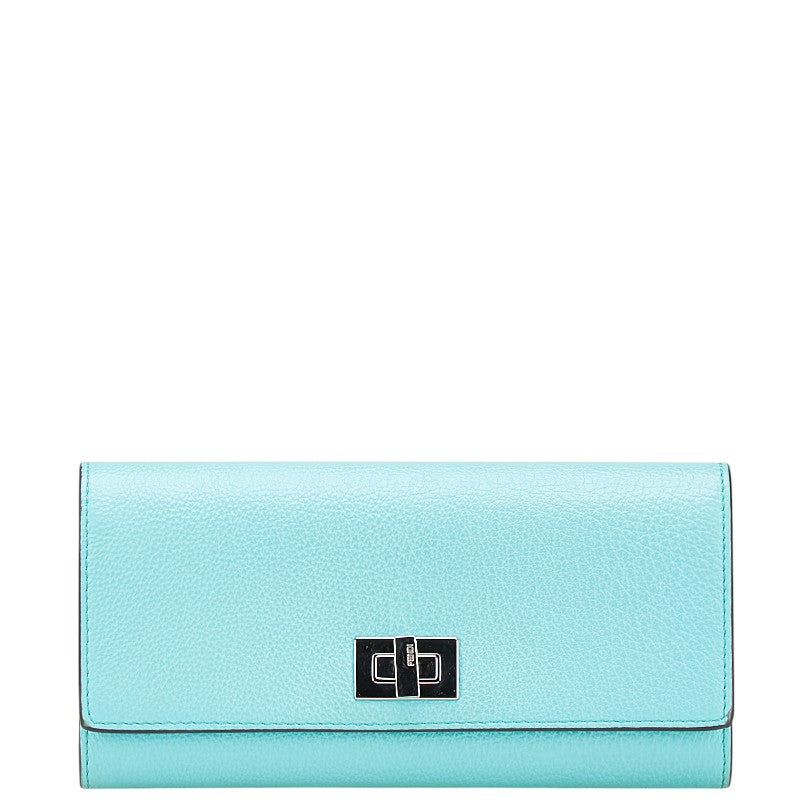 Fendi Peekaboo Leather Long Wallet