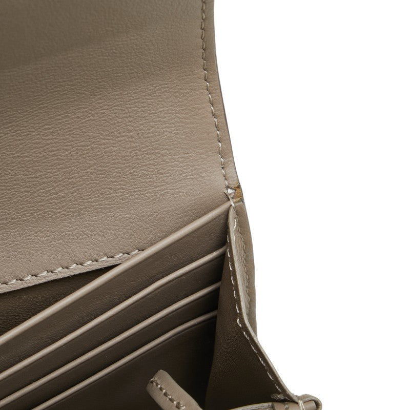 Fendi Peekaboo Leather Long Wallet