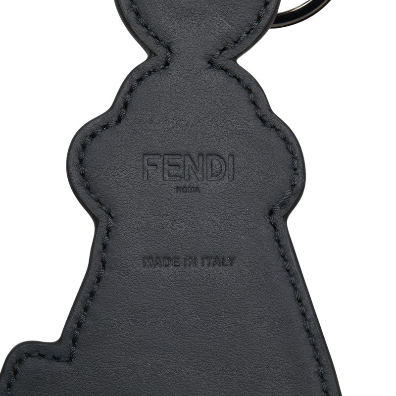 Fendi Key Motif Leather Keychain