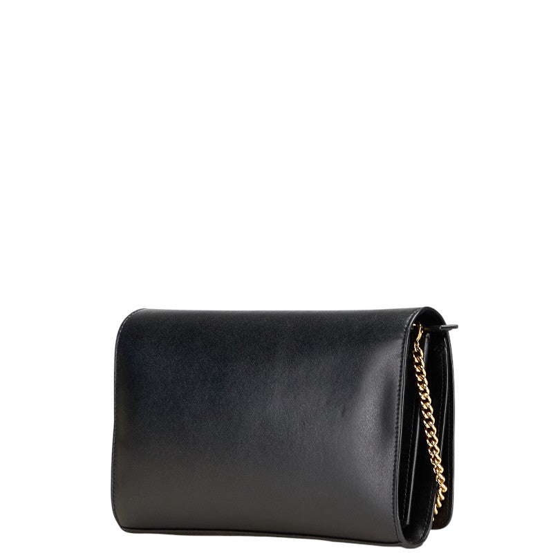 Fendi 8BS004 Calf Leather Chain Shoulder Bag