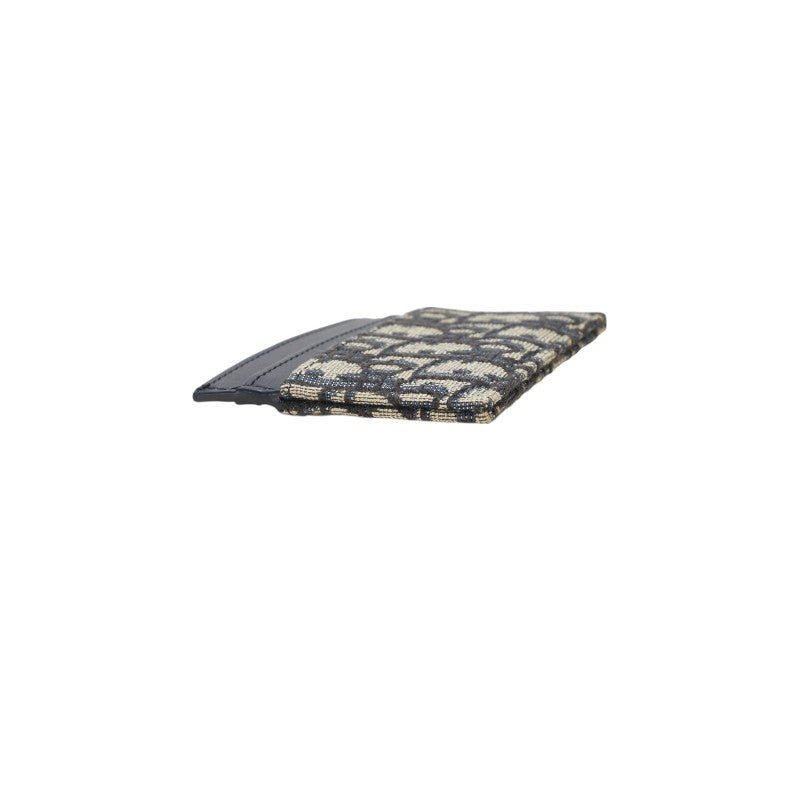 Dior 30 Montaigne Freesia Oblique Jacquard Cotton Canvas Lambskin  Holder