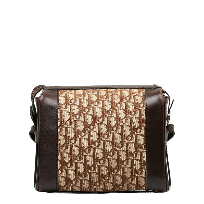 Dior Trotter Canvas Leather Shoulder Bag