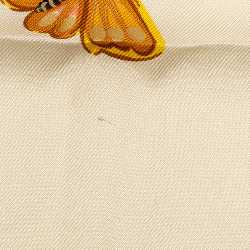Dior Flower Butterfly Pattern Silk Scarf