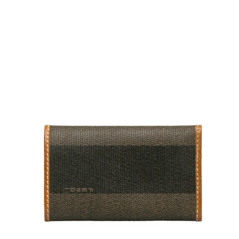Fendi Pequin PVC Leather Key Case