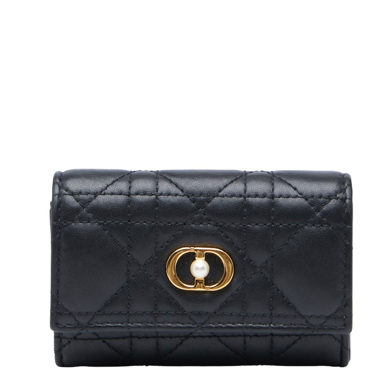 Dior Jolie Glycine Cannage Lambskin Wallet