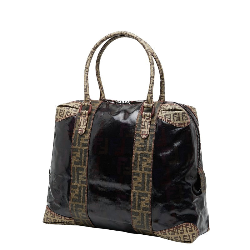 Fendi Zucca Patent PVC Tote Bag