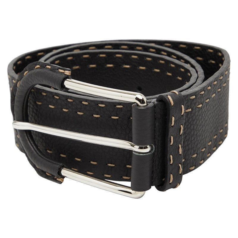 Fendi Selleria Leather Belt