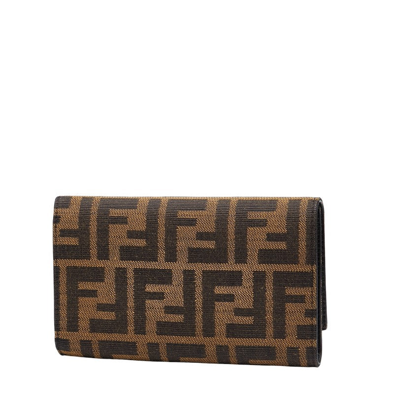 Fendi Zucca Canvas Trifold Wallet