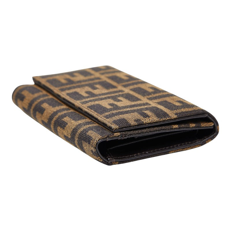 Fendi Zucca Canvas Trifold Wallet