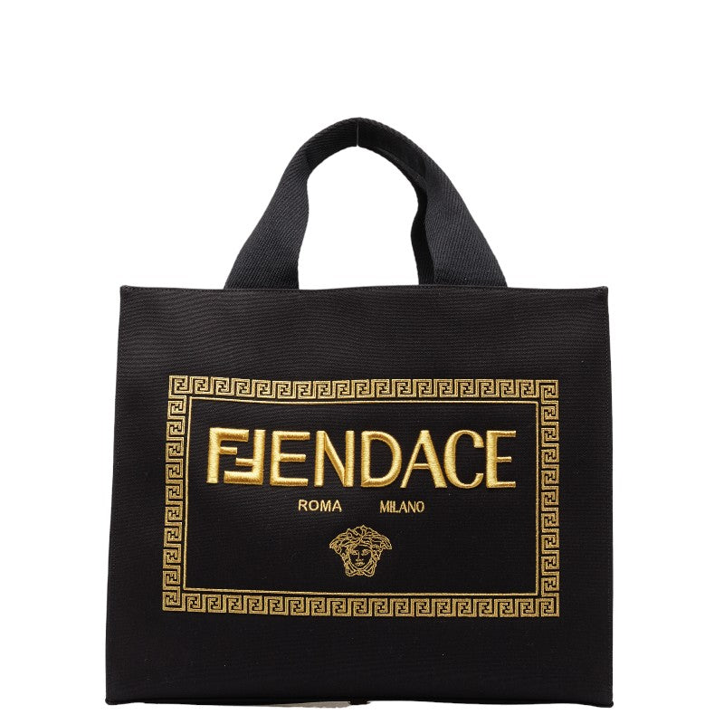 Fendi Fendace La Medusa Canvas 2way bag