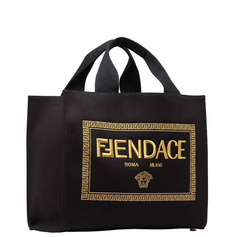 Fendi Fendace La Medusa Canvas 2way bag