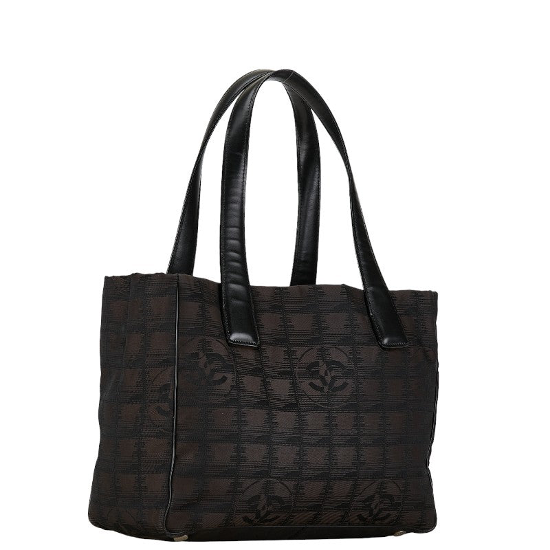 Chanel New Travel Line Nylon Leather Handbag