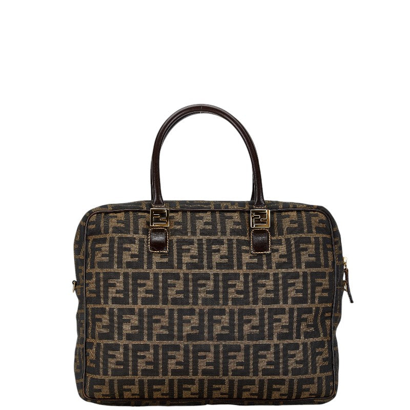 Fendi Zucca Canvas Leather 2way Bag
