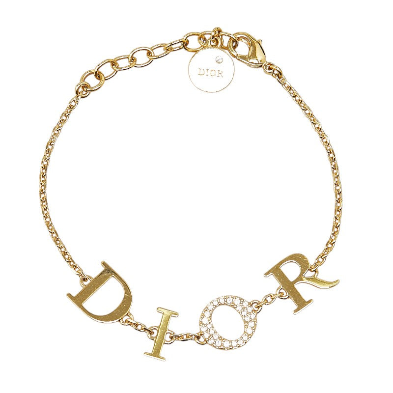 Dior Rhinestone Chain Bracelet